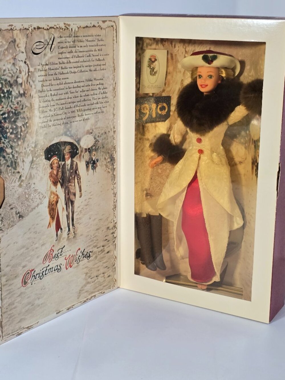 1995 Hallmark Special Edition Holiday Memories Barbie Mattel Doll #14106